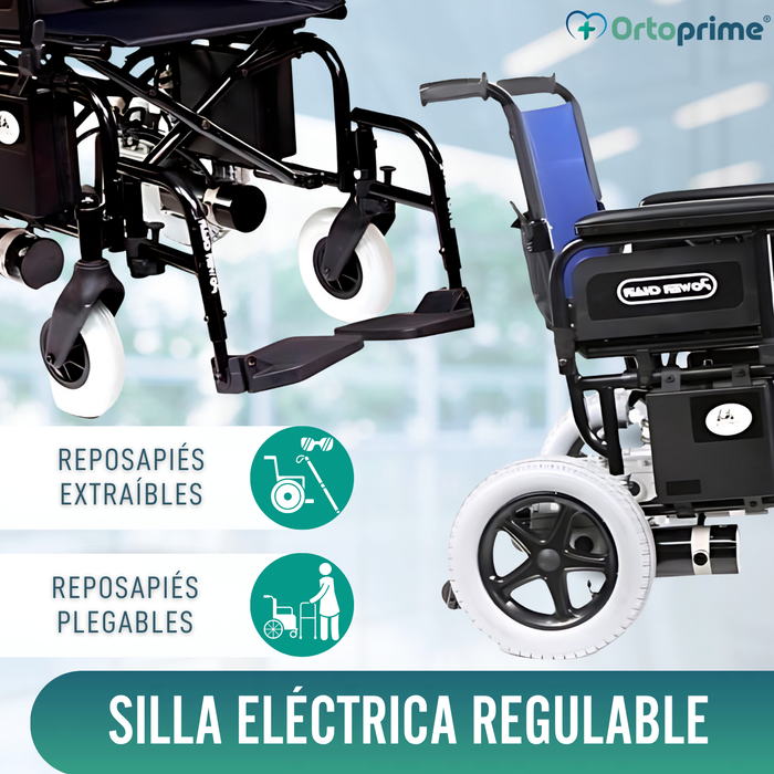 Silla Eléctrica para Movilidad Reducida | Ruedas Macizas