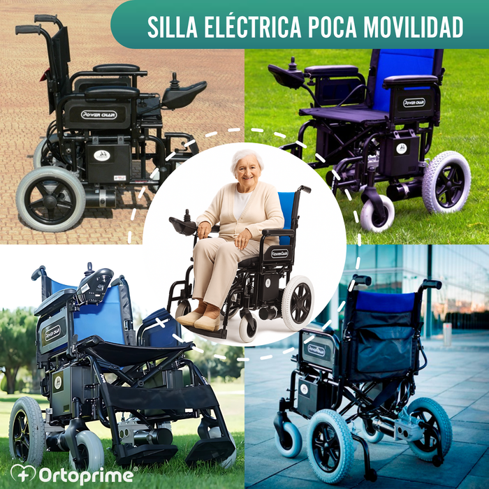 Silla Eléctrica para Movilidad Reducida | Ruedas Macizas