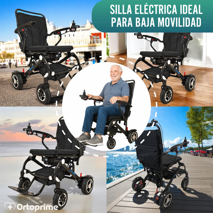 Silla de Ruedas Eléctrica de Alto Rendimiento Transportable