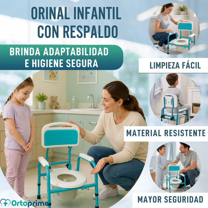 Silla WC Infantil con Reductor | Regulable en Altura