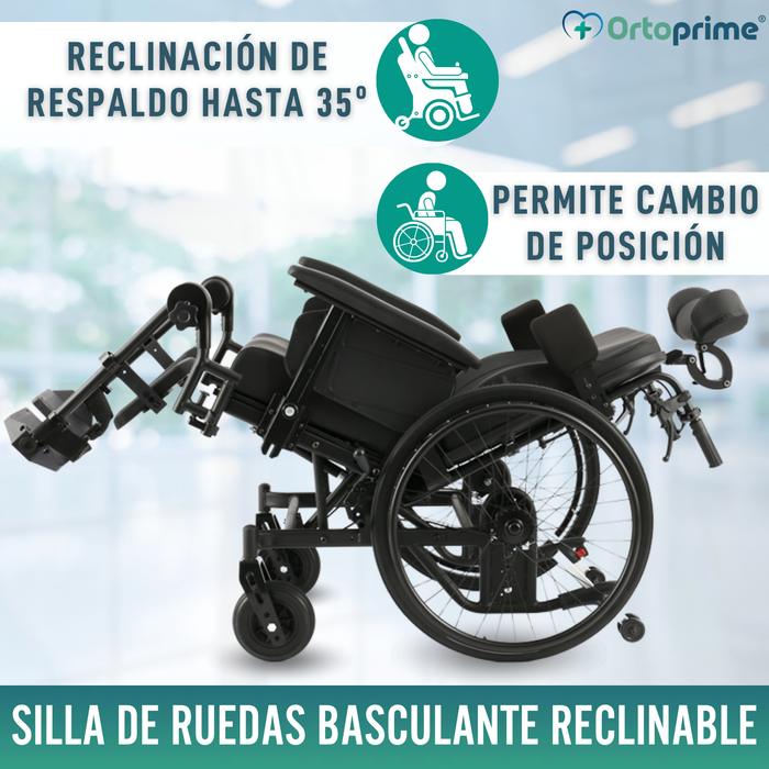 Silla de Ruedas de Posicionamiento Basculante | Anti Úlceras