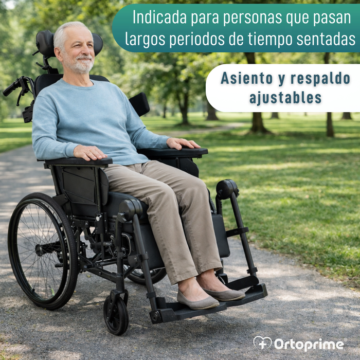 Silla de Ruedas de Posicionamiento Basculante | Anti Úlceras