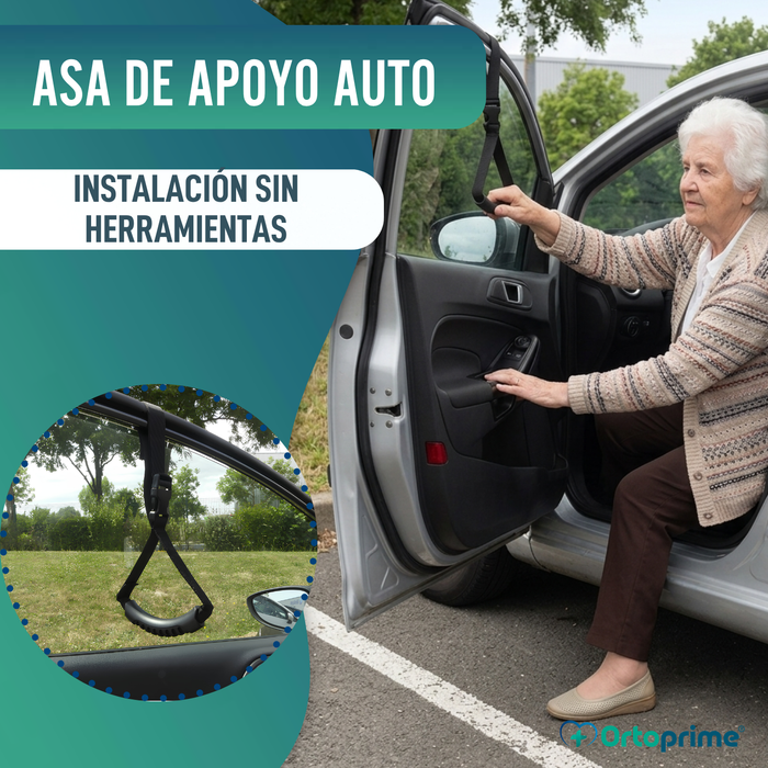 Correa de Salida para Coche con Asidero y Mango Ergonómico