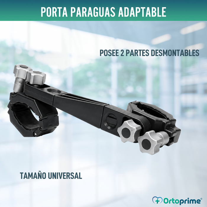 Porta Paraguas Universal para Sillas de Ruedas y Andadores