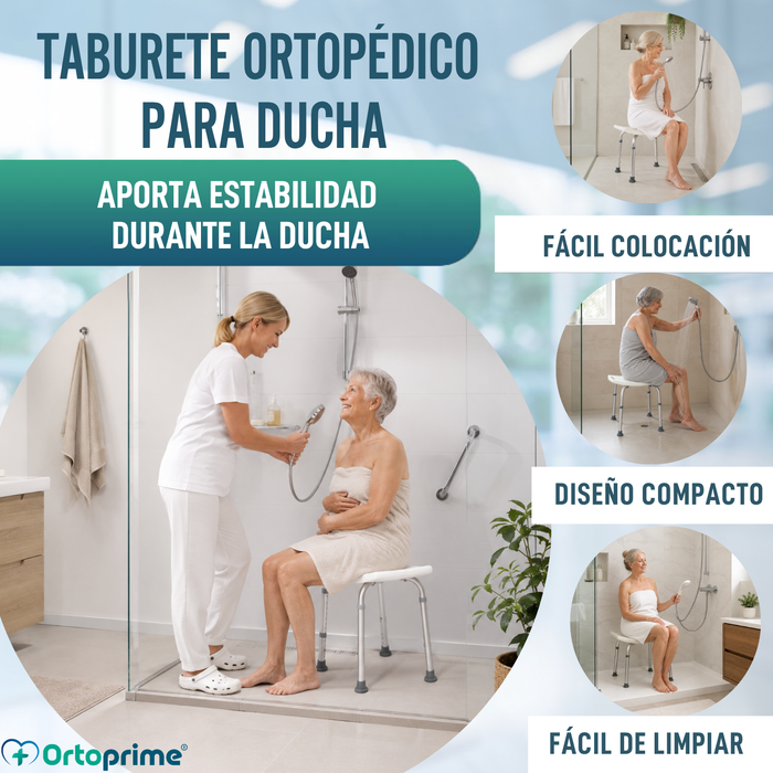 Taburete de Baño Antideslizante