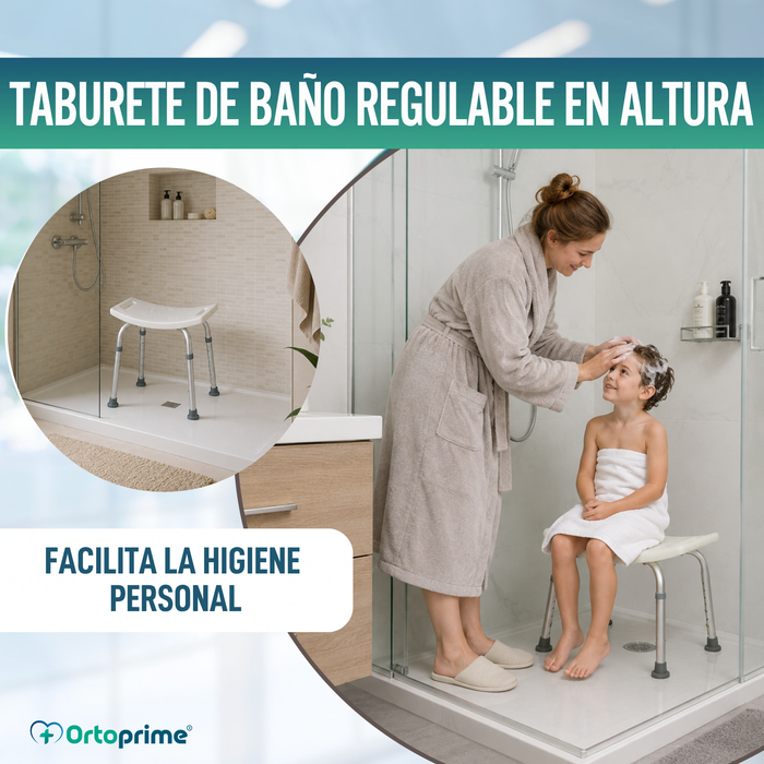 Taburete de Baño Antideslizante