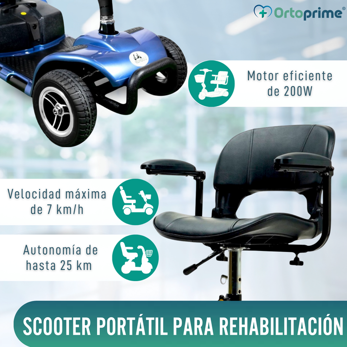Scooter para Movilidad Reducida Desmontable | 4 Ruedas