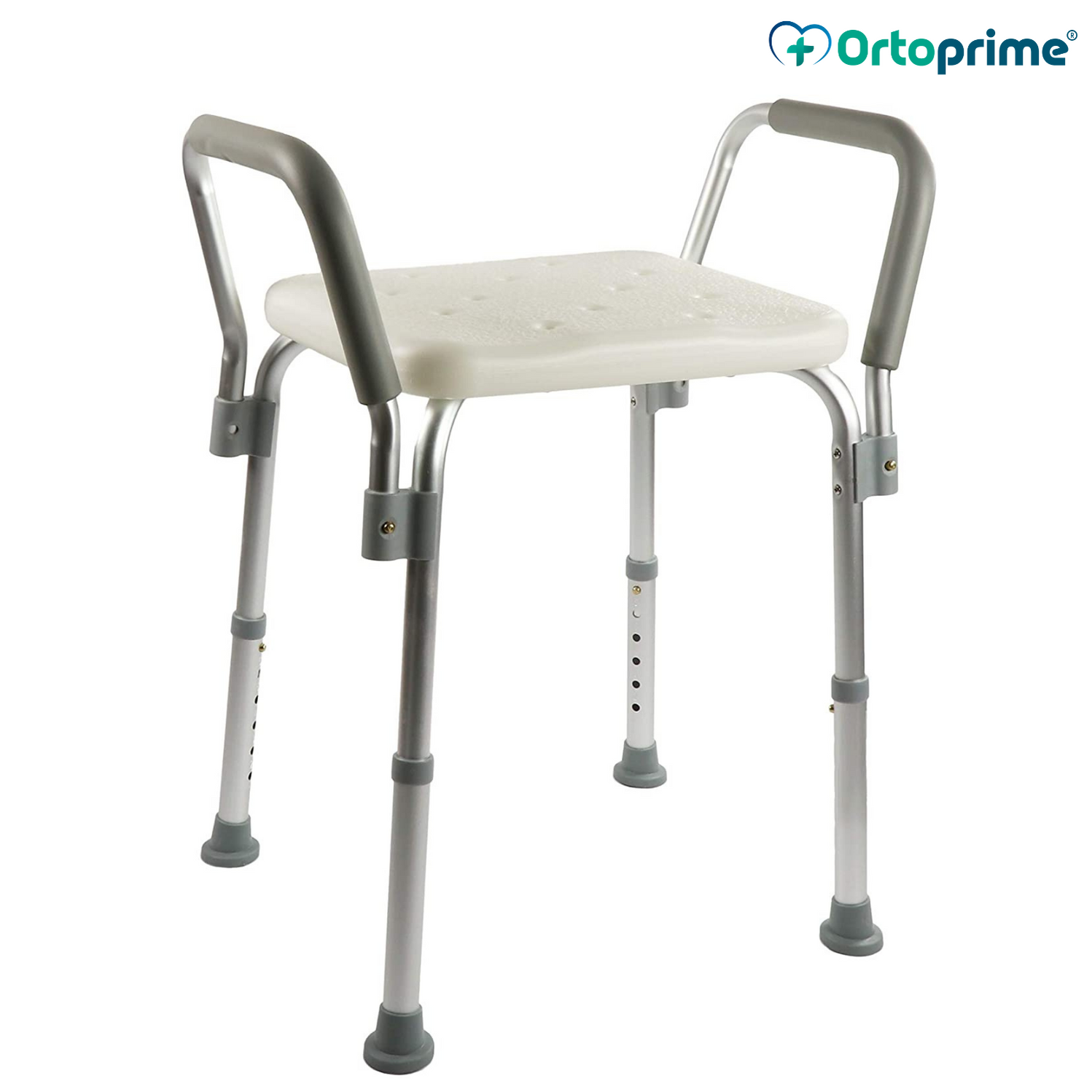 Silla De Ducha Ortopédica Con Reposabrazos | Baño Seguro — OrtoPrime