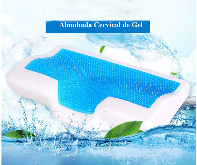 Almohada cervical espuma de memoria con capa en gel – HilaHogarTienda