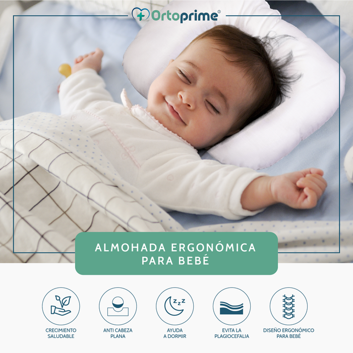 Almohada Para Plagiocefalia - Cojín Circular Bebe- Sleeptime