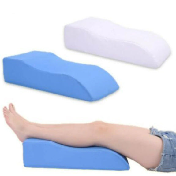 Forias Almohada de elevación de doble pierna, almohadas de elevación de  piernas para hinchazón de espuma viscoelástica para dormir con almohada de