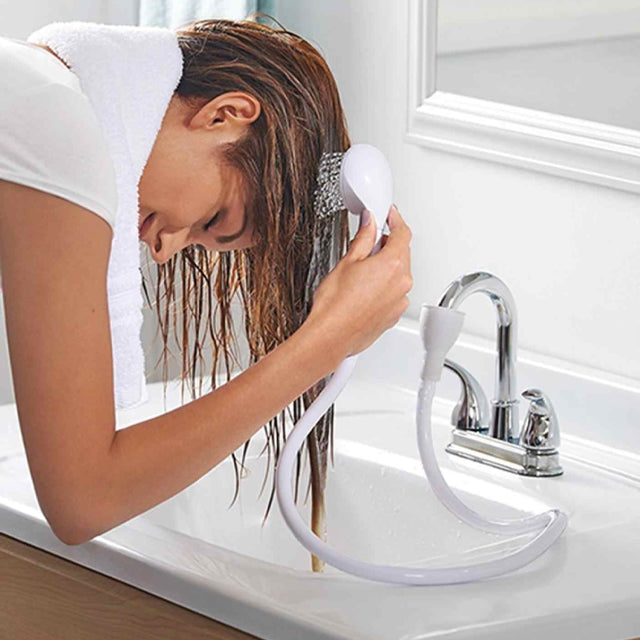 Manguera Grifo Regulable Manguera De Ducha Con Alcachofa Extraíble