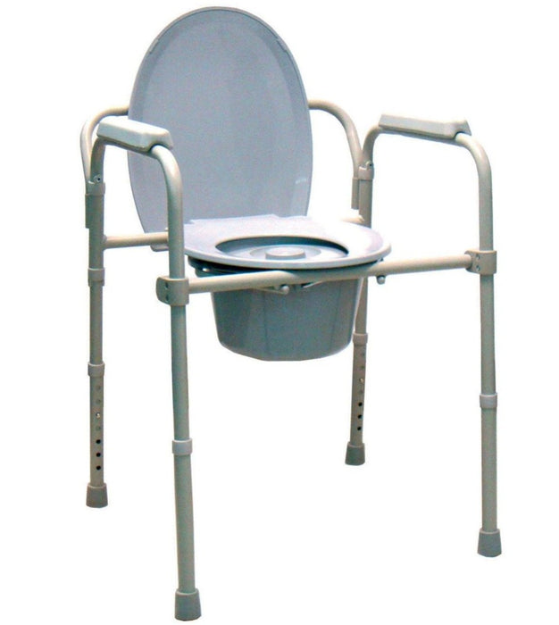 Silla WC Inodoro Portátil Plegable  Asistencia Sanitaria Domiciliar —  OrtoPrime
