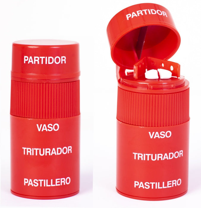 Productos sanitarios : PASTILLERO CORTADOR-TRITURADOR DE PASTILLAS