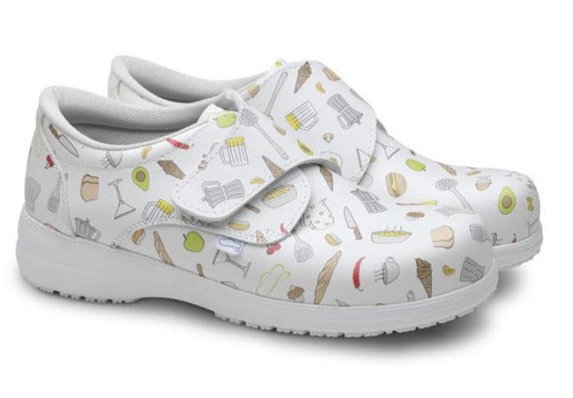 Zapatos de Cocina Estampado Hostelería y Cocina — OrtoPrime