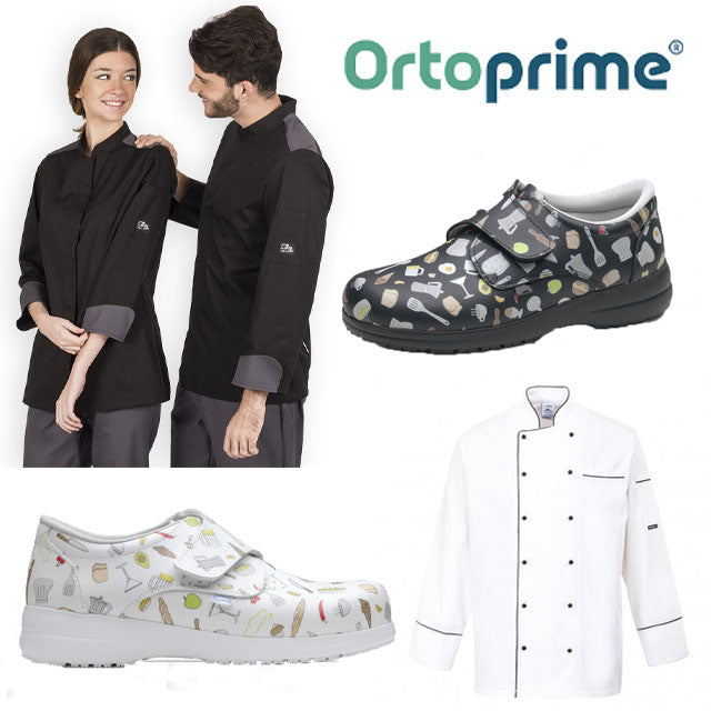 Zapatos de Cocina Estampado Hostelería y Cocina — OrtoPrime